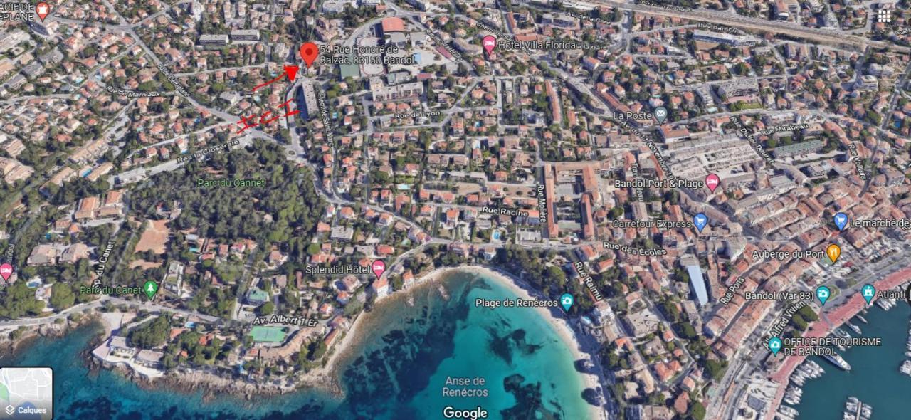 T2 30 M2 Avec Jardin Proche Des Plages Бандоль Екстер'єр фото